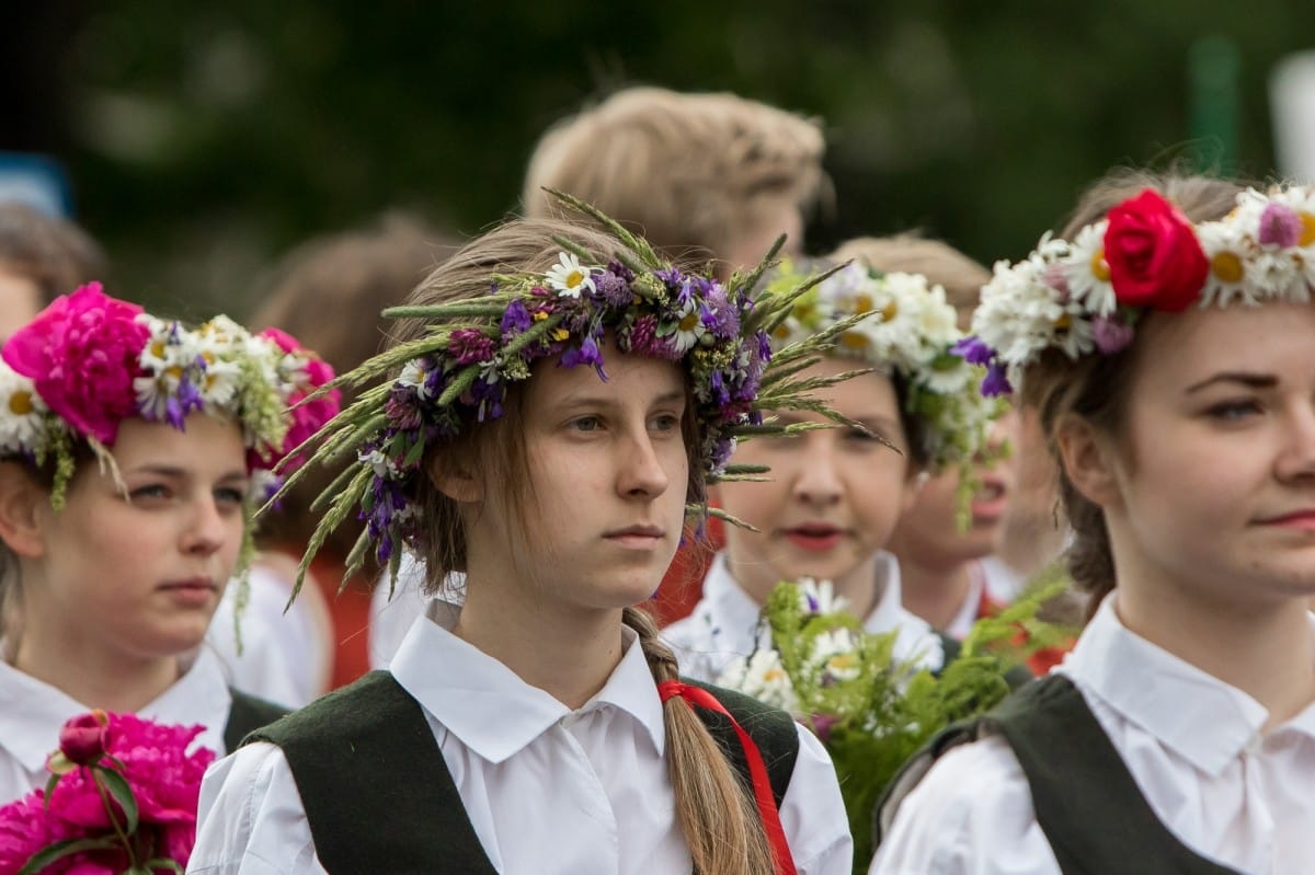 VIII Ziemeļu un Baltijas valstu Dziesmu svētku dalībnieku gājiens