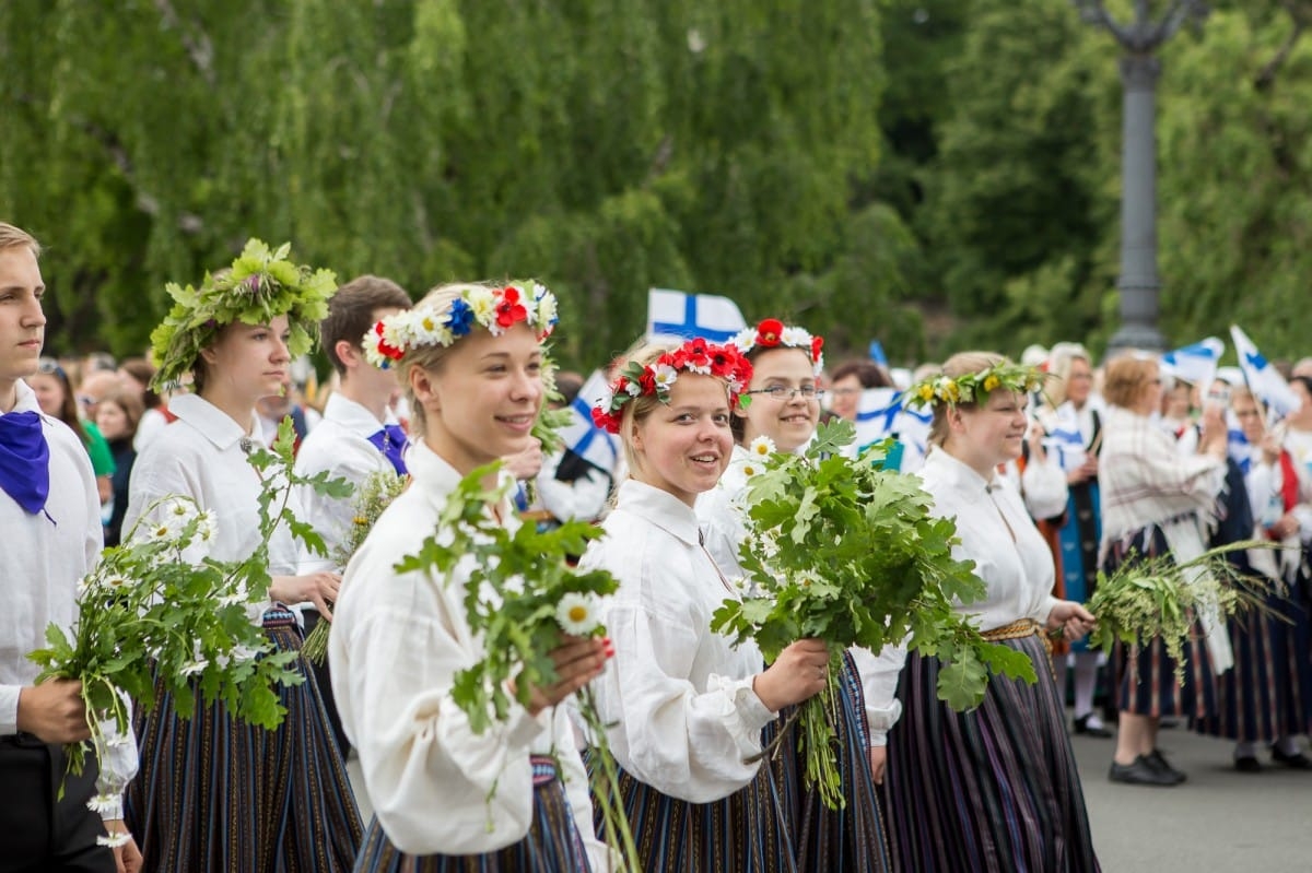 VIII Ziemeļu un Baltijas valstu Dziesmu svētku dalībnieku gājiens