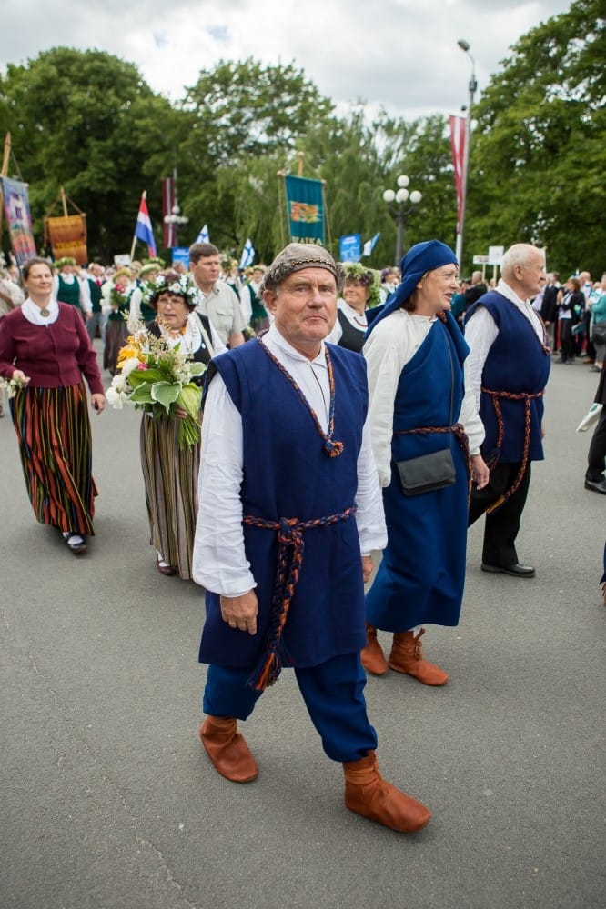 VIII Ziemeļu un Baltijas valstu Dziesmu svētku dalībnieku gājiens