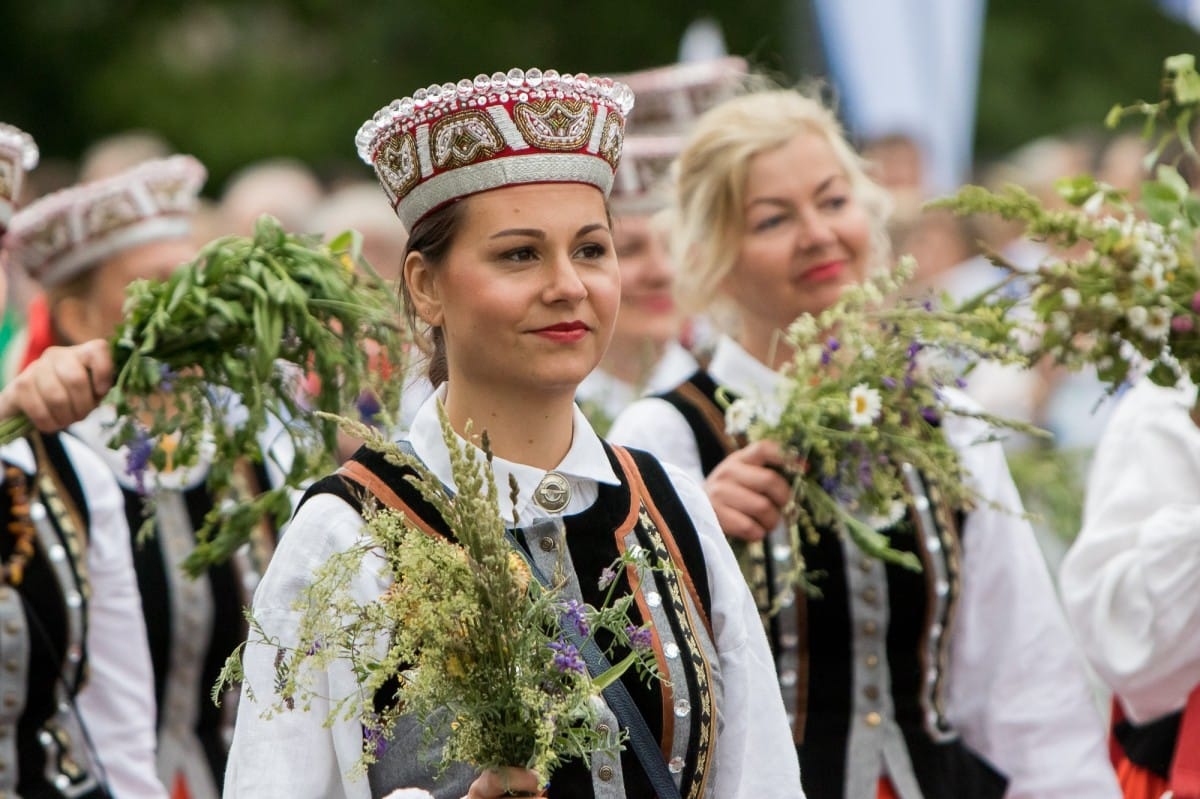 VIII Ziemeļu un Baltijas valstu Dziesmu svētku dalībnieku gājiens