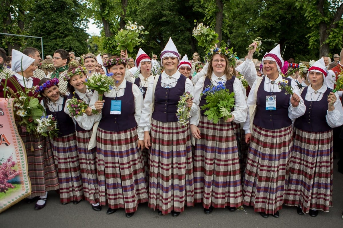 VIII Ziemeļu un Baltijas valstu Dziesmu svētku dalībnieku gājiens