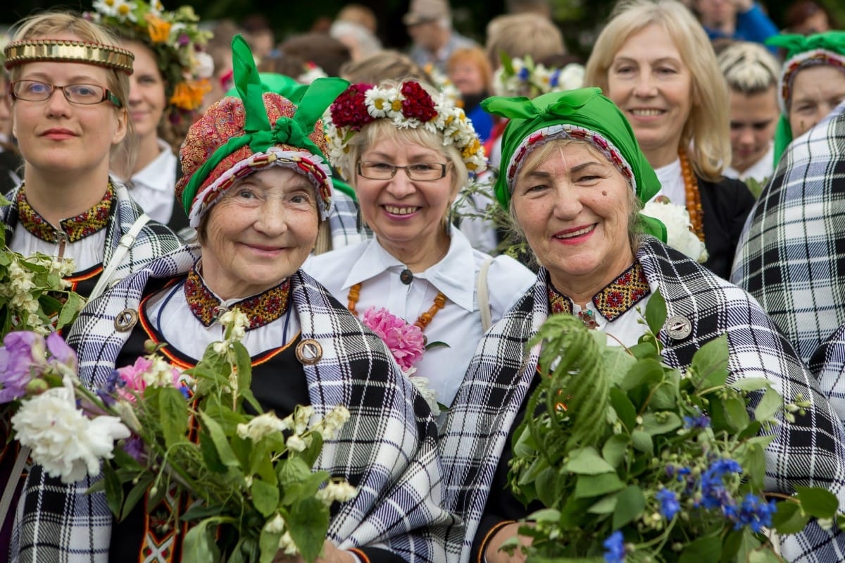 VIII Ziemeļu un Baltijas valstu Dziesmu svētku dalībnieku gājiens