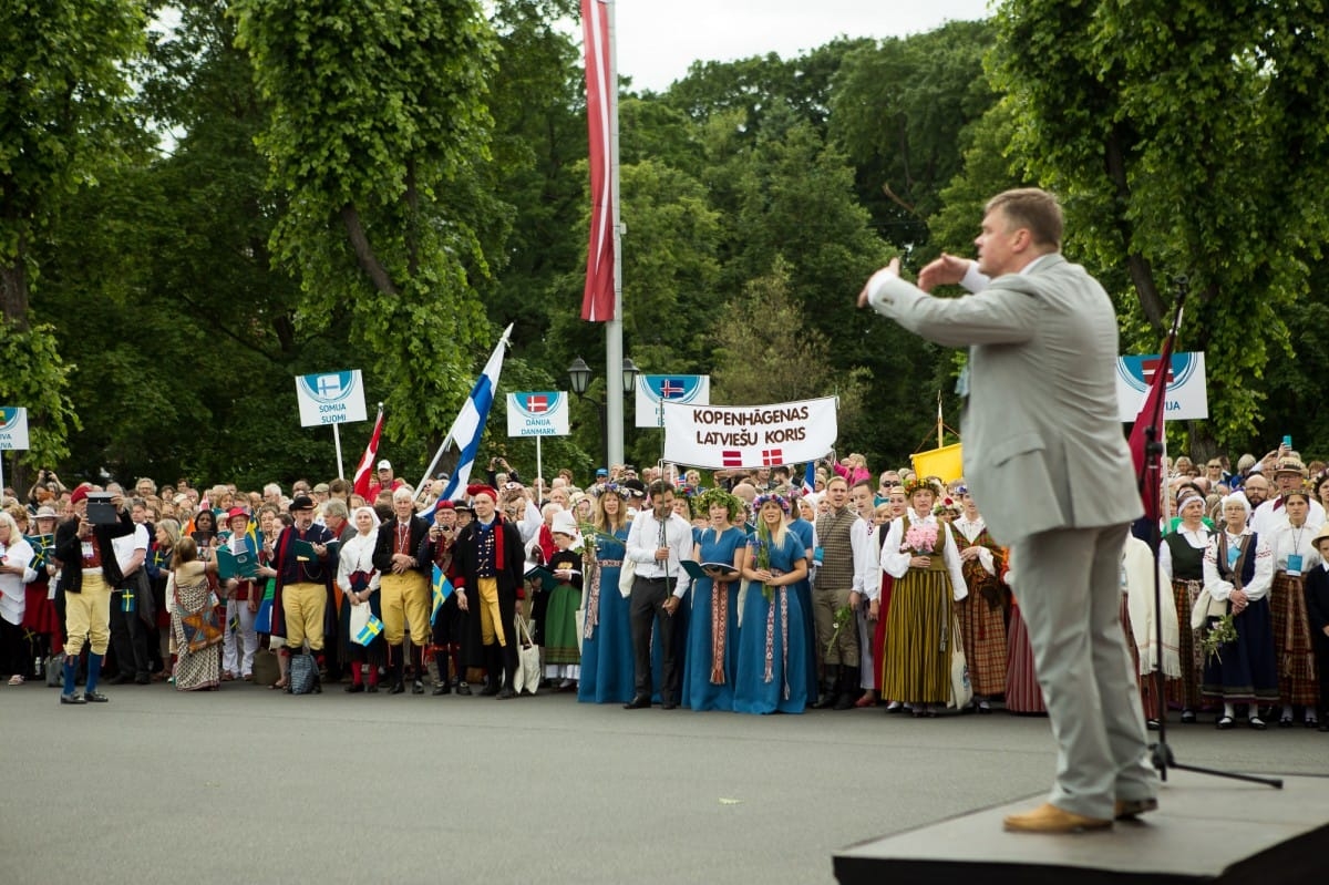 VIII Ziemeļu un Baltijas valstu Dziesmu svētku dalībnieku gājiens