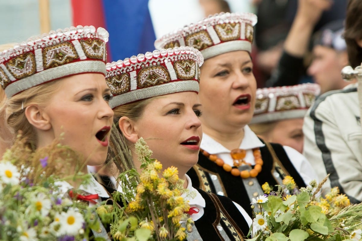 VIII Ziemeļu un Baltijas valstu Dziesmu svētku dalībnieku gājiens