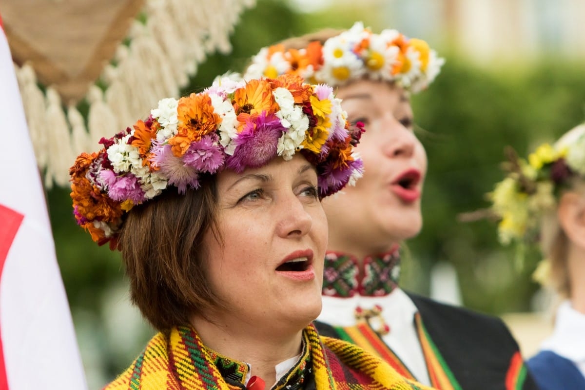 VIII Ziemeļu un Baltijas valstu Dziesmu svētku dalībnieku gājiens