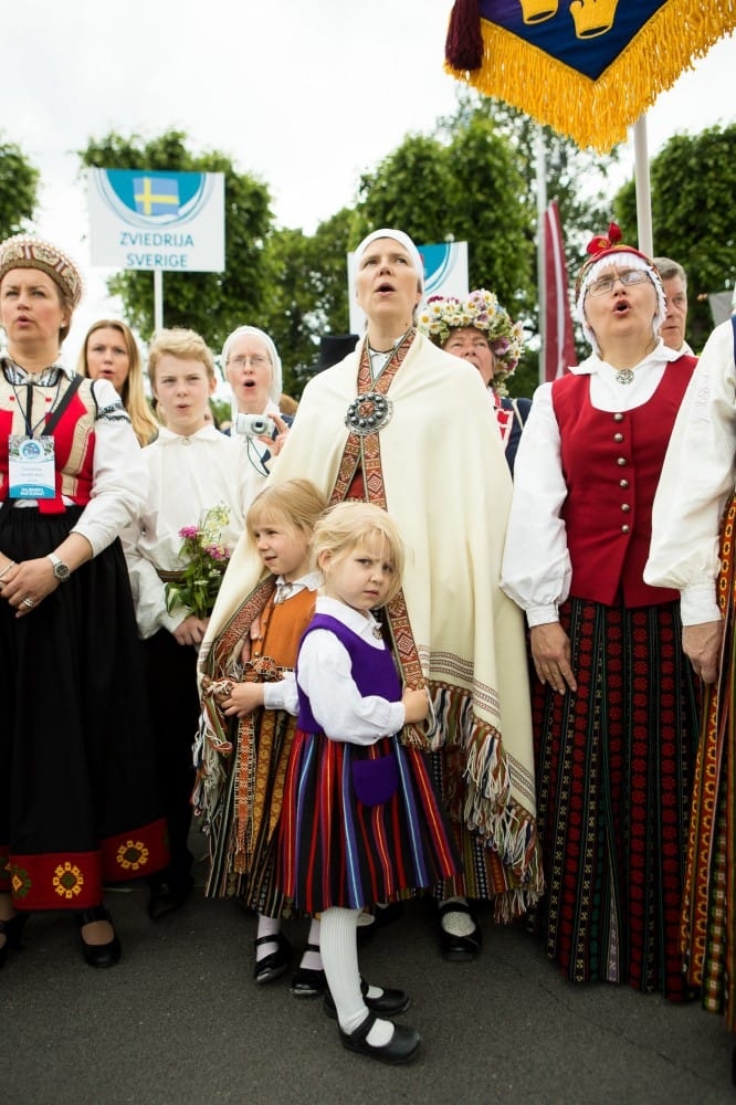 VIII Ziemeļu un Baltijas valstu Dziesmu svētku dalībnieku gājiens