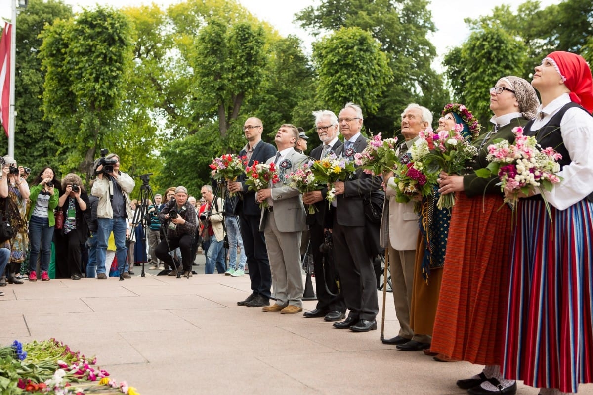 VIII Ziemeļu un Baltijas valstu Dziesmu svētku dalībnieku gājiens