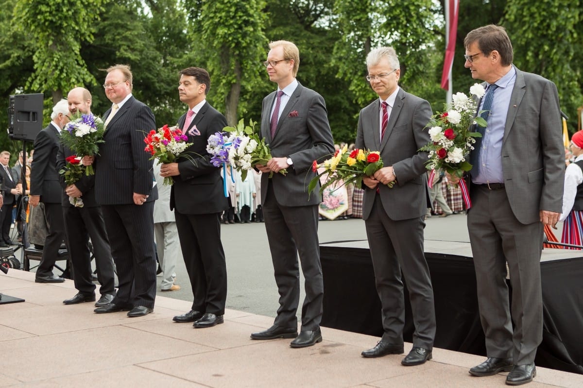 VIII Ziemeļu un Baltijas valstu Dziesmu svētku dalībnieku gājiens