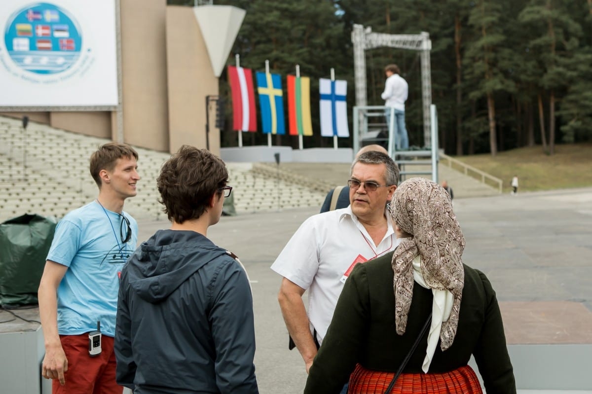 VIII Ziemeļu un Baltijas valstu Dziesmu svētku Noslēguma koncerta mēģinājums