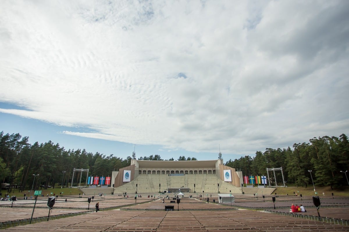 VIII Ziemeļu un Baltijas valstu Dziesmu svētku Noslēguma koncerta mēģinājums