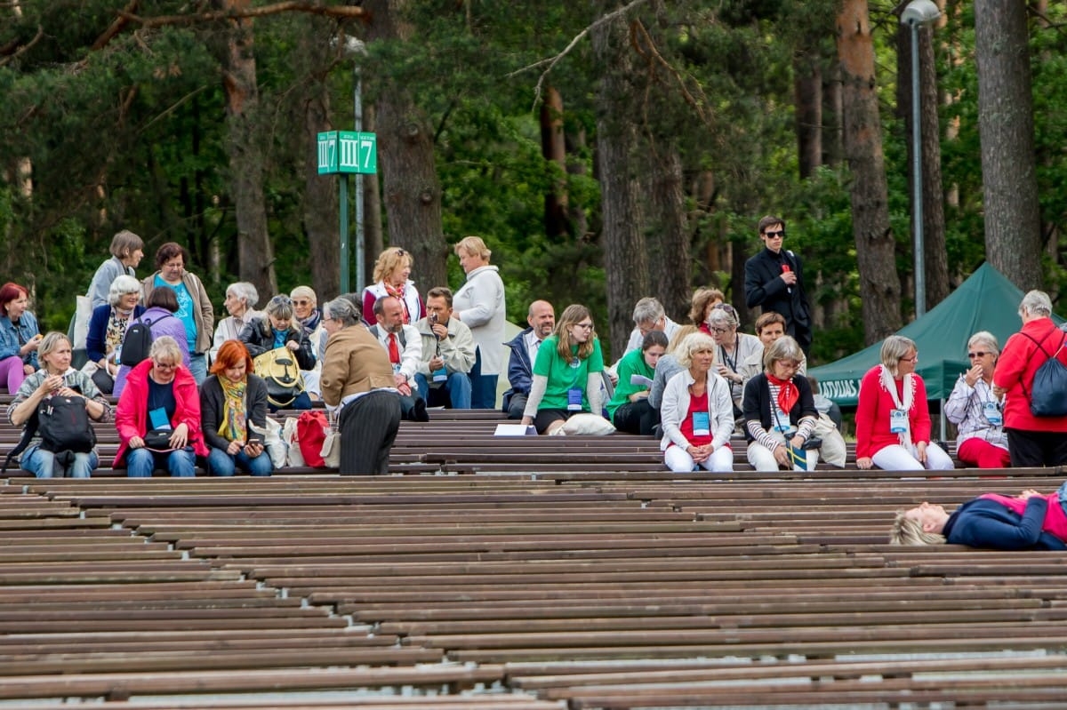 VIII Ziemeļu un Baltijas valstu Dziesmu svētku Noslēguma koncerta mēģinājums