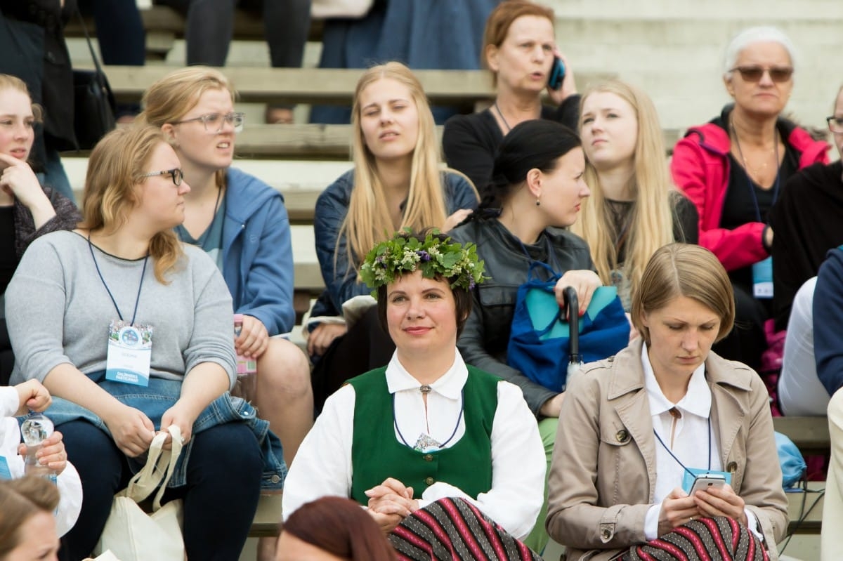 VIII Ziemeļu un Baltijas valstu Dziesmu svētku Noslēguma koncerta mēģinājums