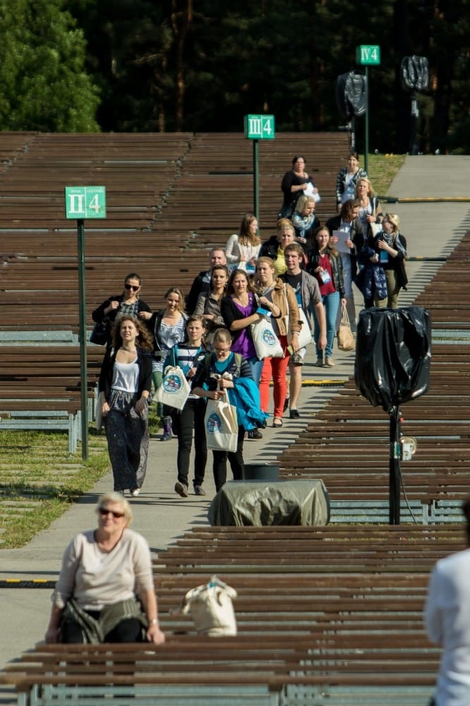 VIII Ziemeļu un Baltijas valstu Dziesmu svētku Noslēguma koncerta mēģinājums