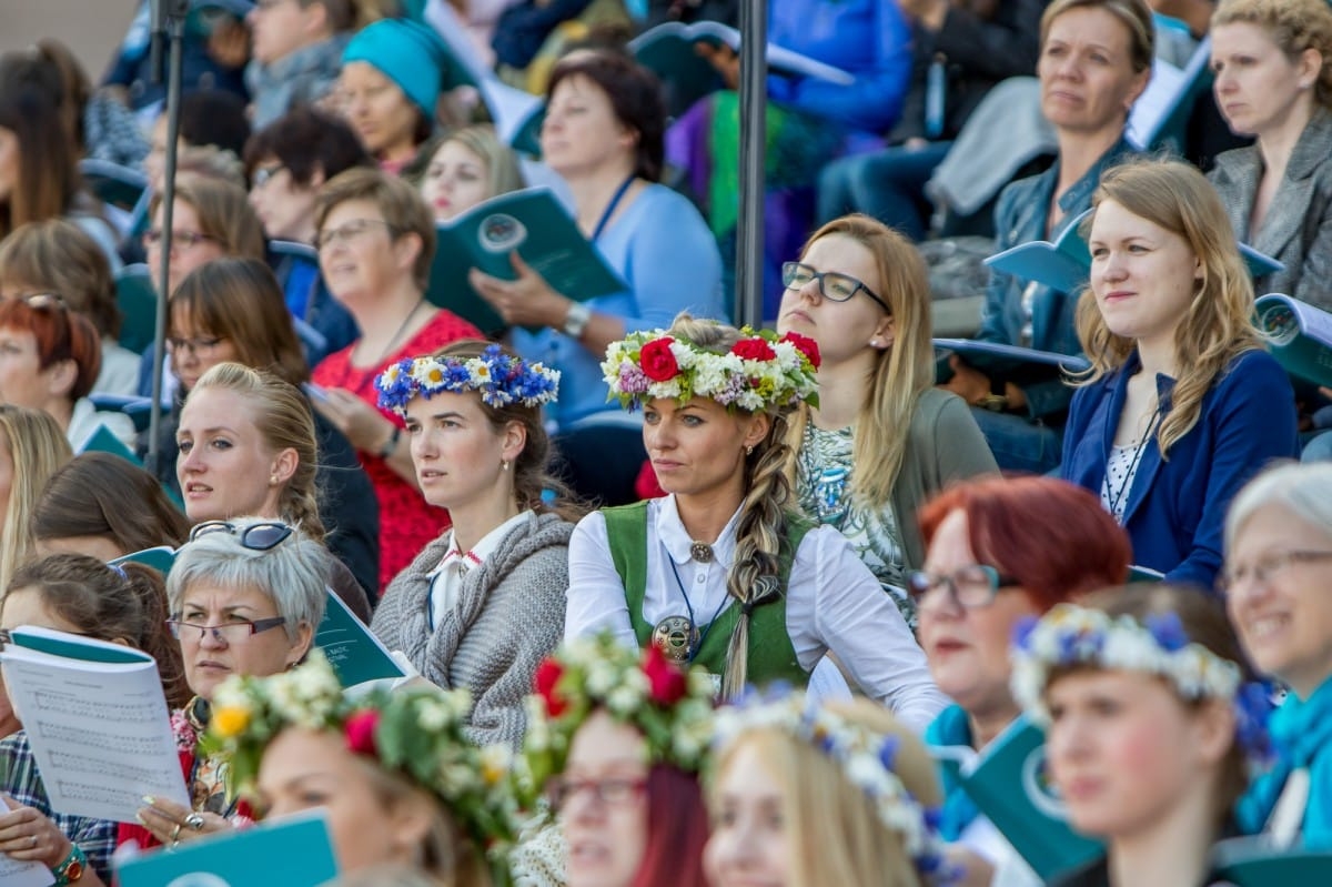 VIII Ziemeļu un Baltijas valstu Dziesmu svētku Noslēguma koncerta mēģinājums