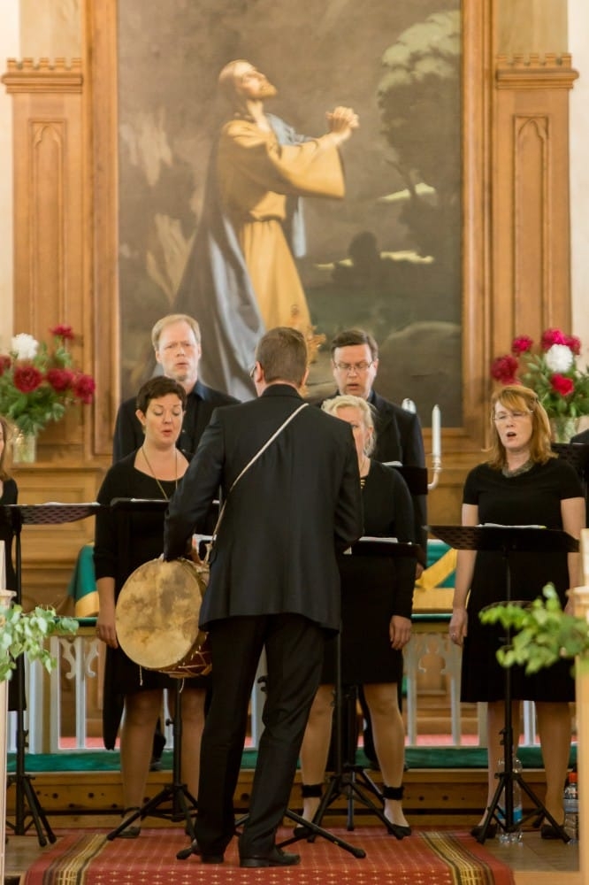 Helsinku kamerkora AHJO ENSEMBLE koncerts Siguldā