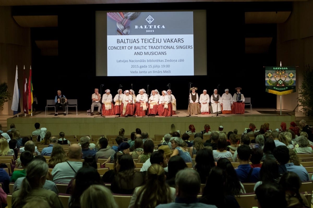 Baltijas valstu teicēju koncerts festivālā "Baltica 2015"