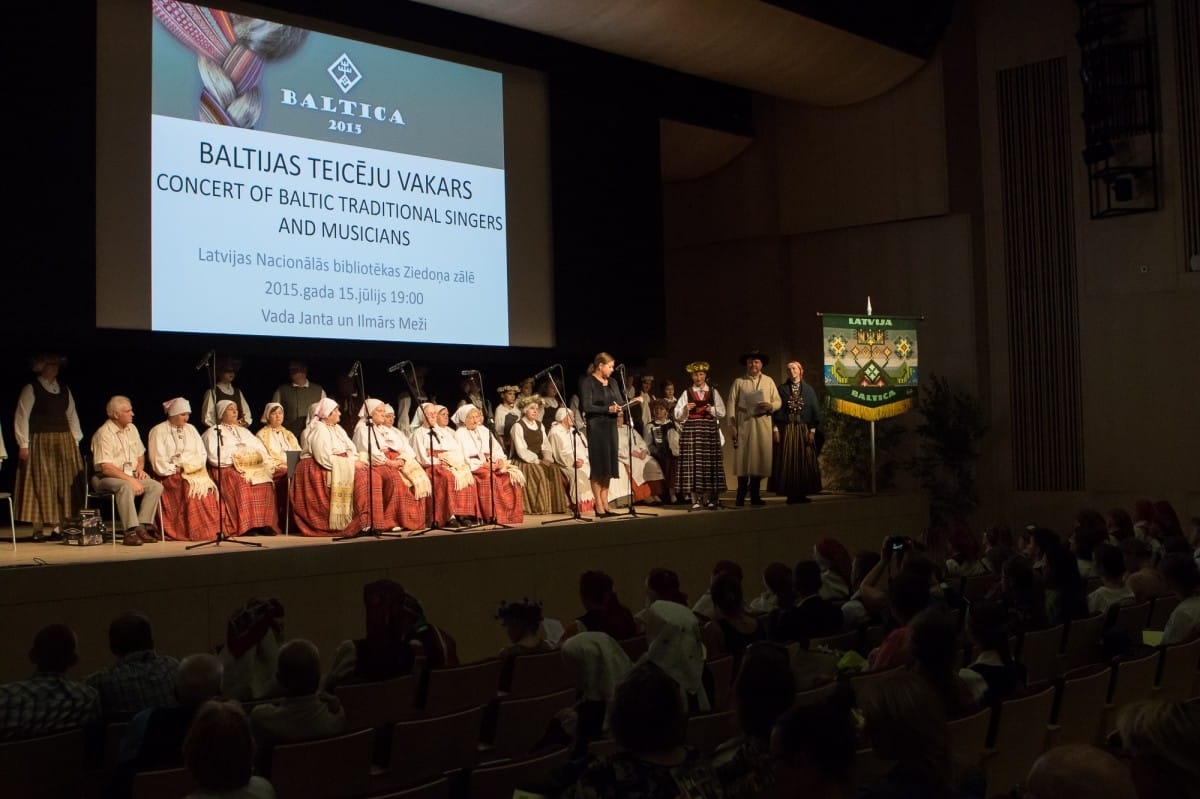 Baltijas valstu teicēju koncerts festivālā "Baltica 2015"