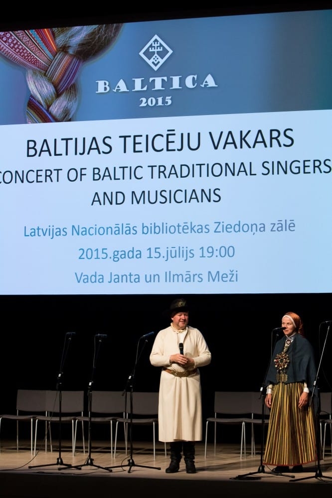 Baltijas valstu teicēju koncerts festivālā "Baltica 2015"