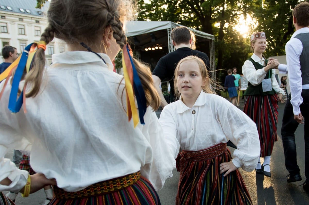 Danči Brīvības pieminekļa laukumā - "Baltica 2015"