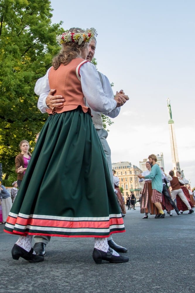 Danči Brīvības pieminekļa laukumā - "Baltica 2015"