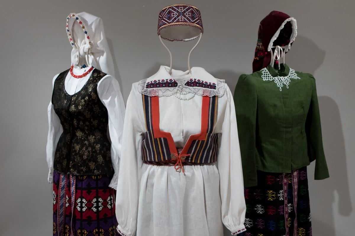 Izstādes "Mūsu mantojums atklāšana" / Opening of Latvian folk costume exhibition "Heritage"