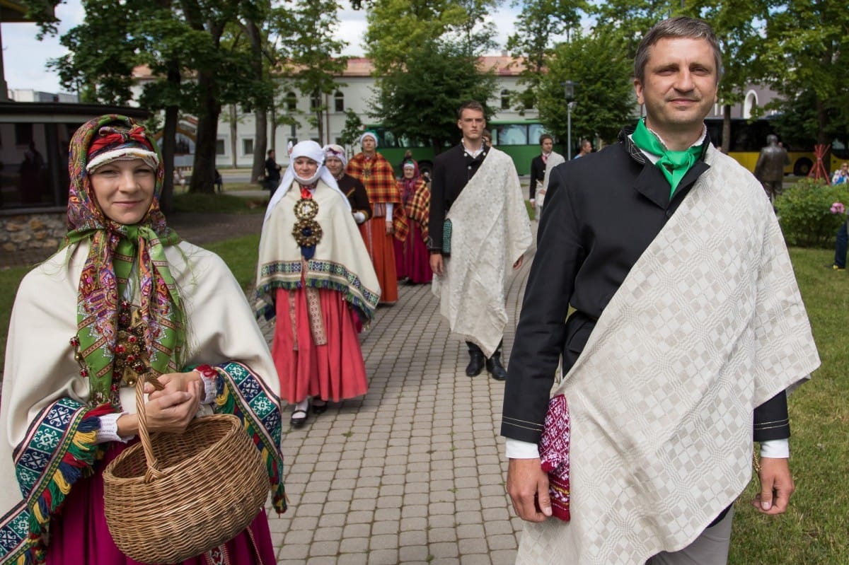 Izstādes "Mūsu mantojums atklāšana" / Opening of Latvian folk costume exhibition "Heritage"