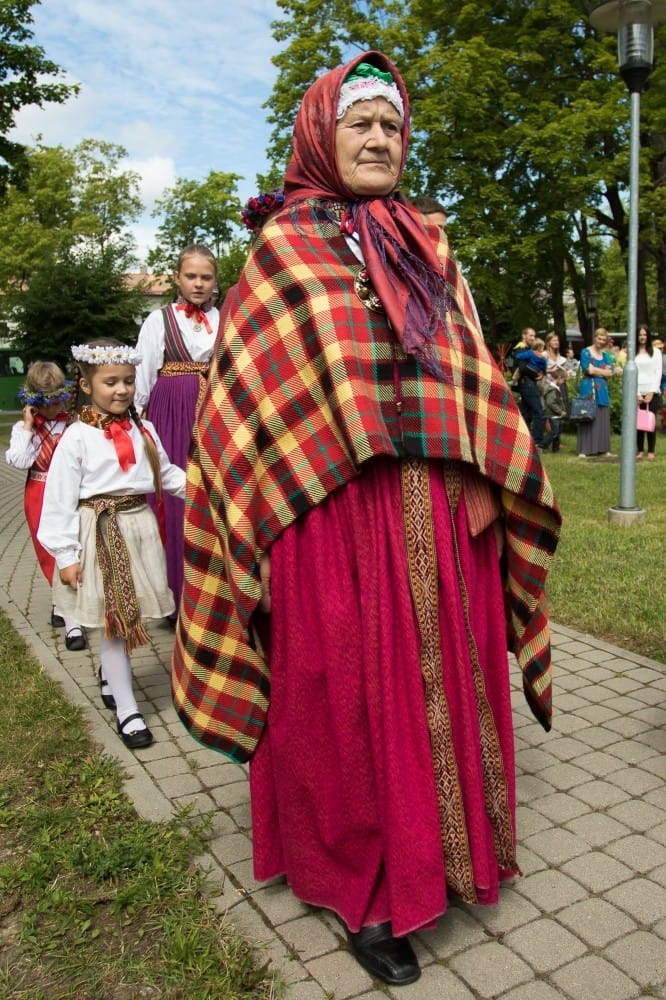 Izstādes "Mūsu mantojums atklāšana" / Opening of Latvian folk costume exhibition "Heritage"