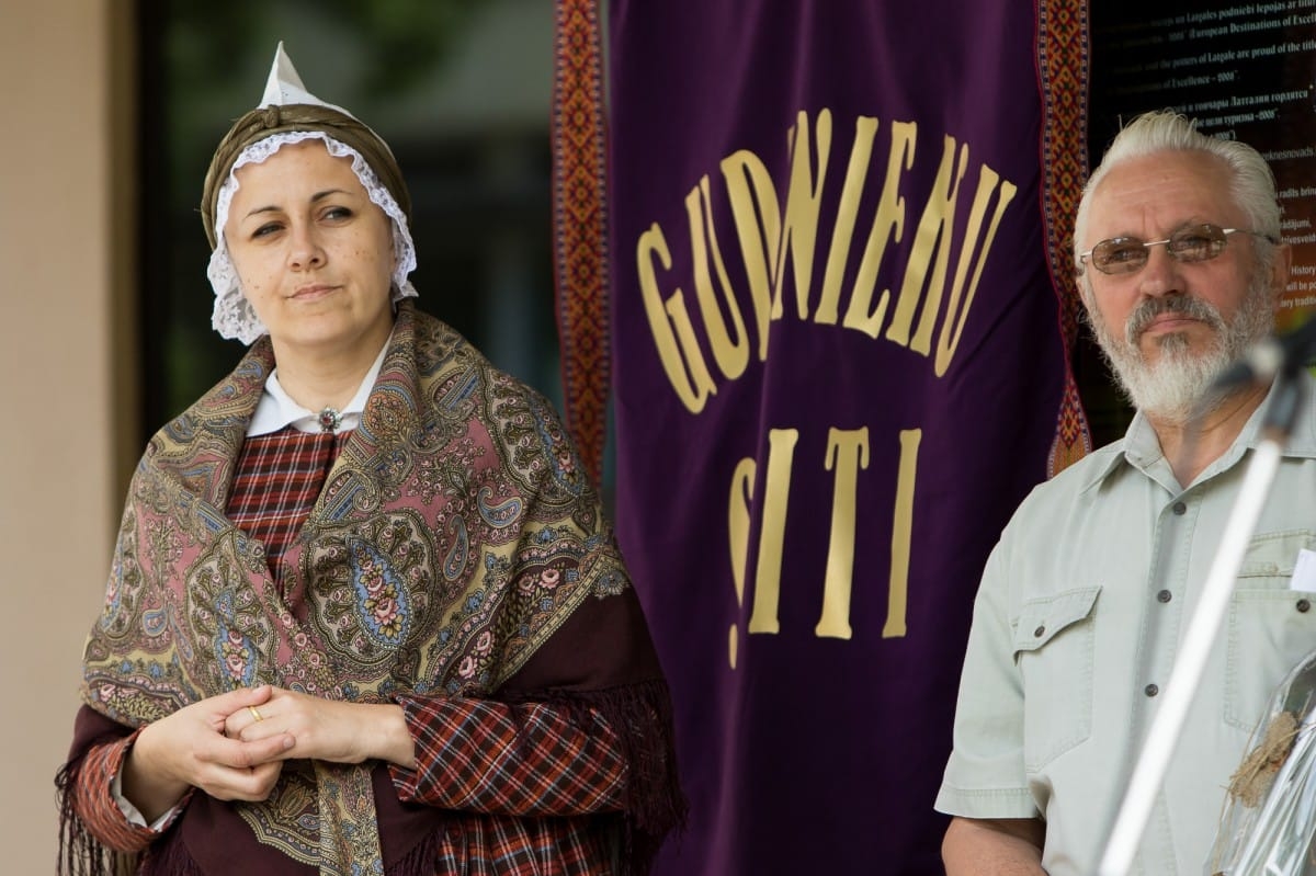 Izstādes "Mūsu mantojums atklāšana" / Opening of Latvian folk costume exhibition "Heritage"