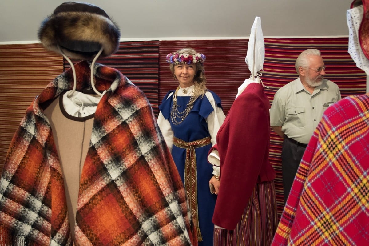 Izstādes "Mūsu mantojums atklāšana" / Opening of Latvian folk costume exhibition "Heritage"