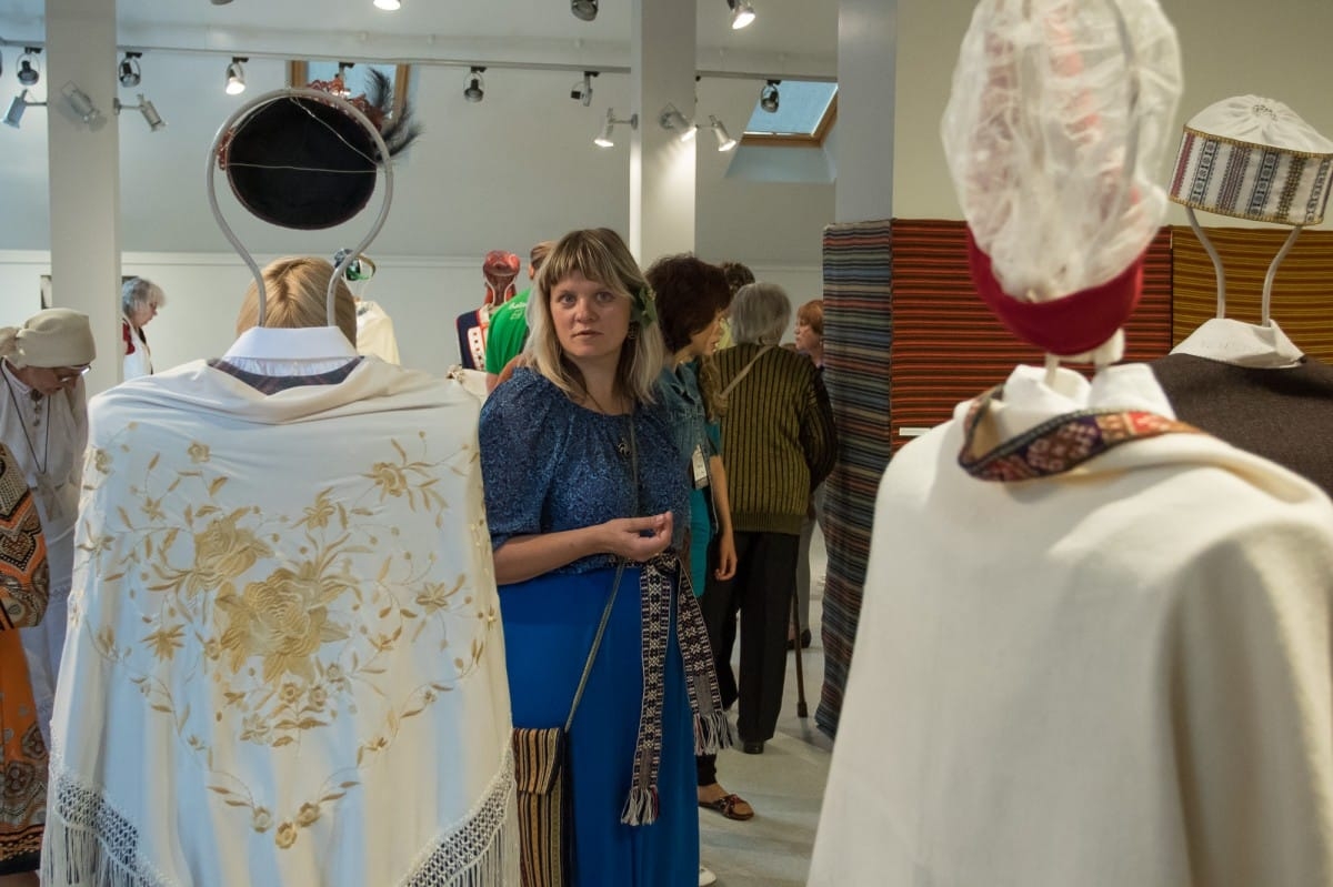 Izstādes "Mūsu mantojums atklāšana" / Opening of Latvian folk costume exhibition "Heritage"