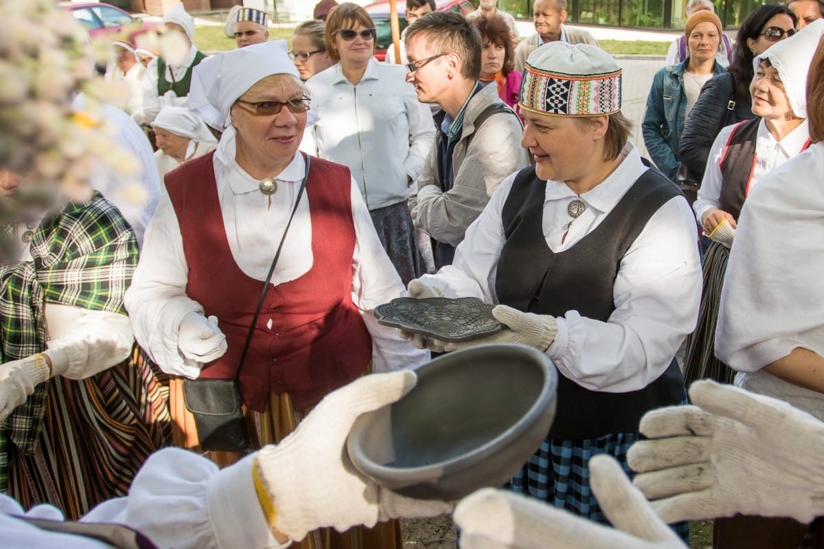 Reducētās keramikas cepļa atvēršana festivālā "Baltica 2015" / Opening of the reduced ceramics kiln