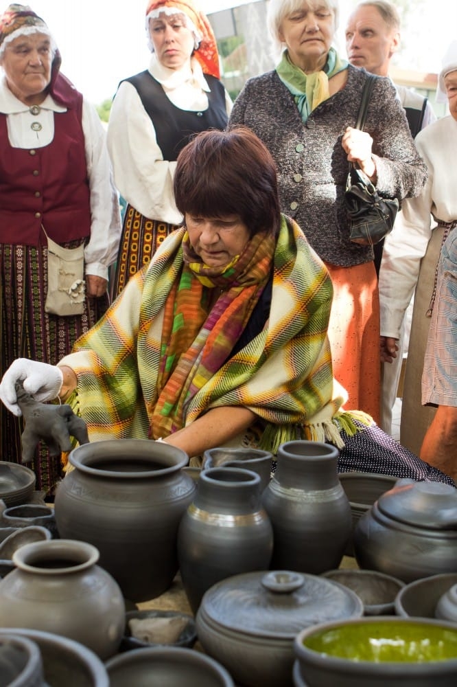 Reducētās keramikas cepļa atvēršana festivālā "Baltica 2015" / Opening of the reduced ceramics kiln