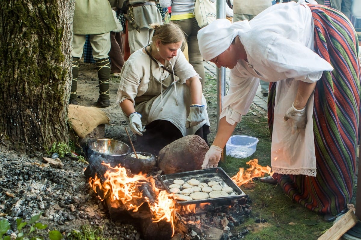 Reducētās keramikas cepļa atvēršana festivālā "Baltica 2015" / Opening of the reduced ceramics kiln