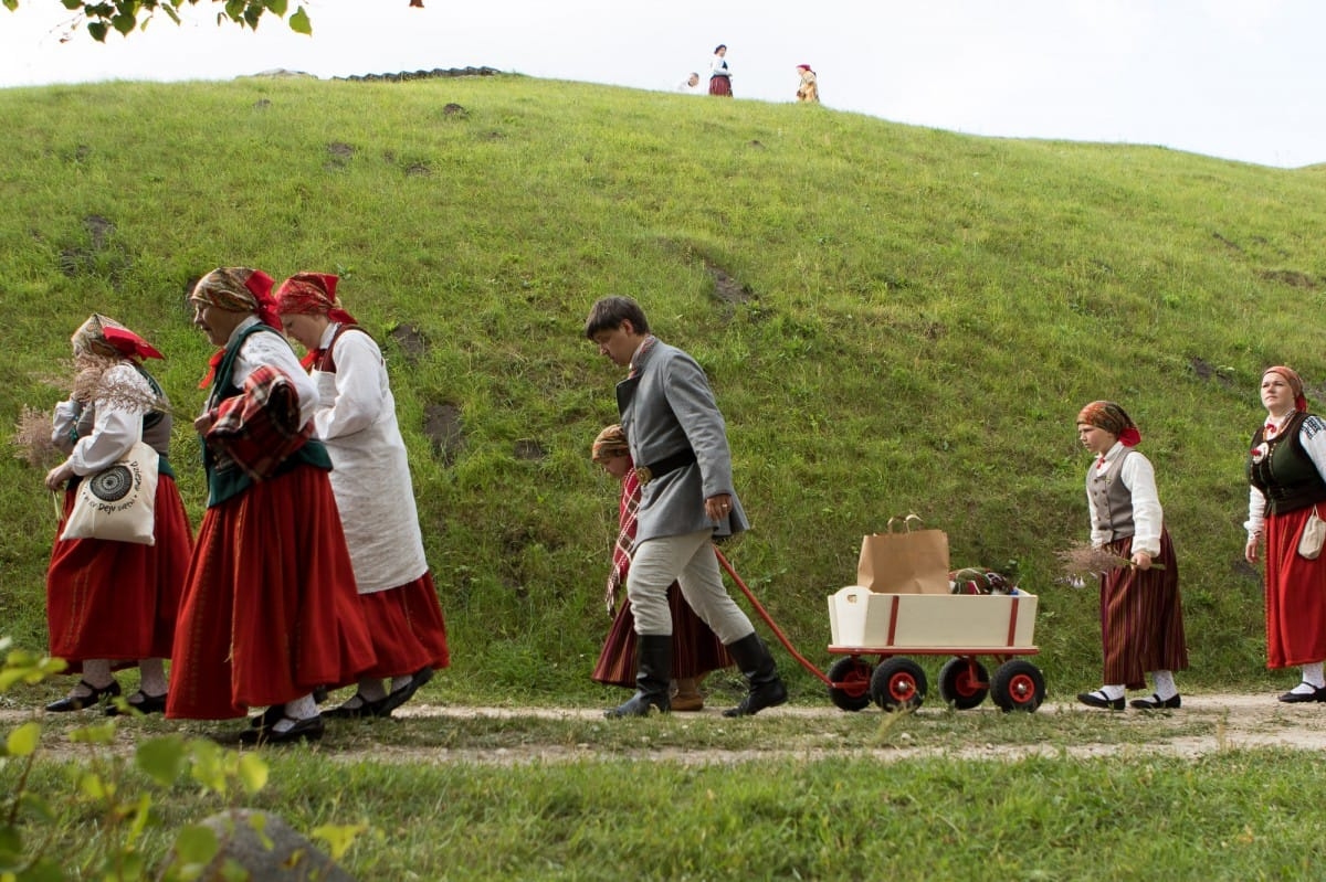 Reducētās keramikas cepļa atvēršana festivālā "Baltica 2015" / Opening of the reduced ceramics kiln