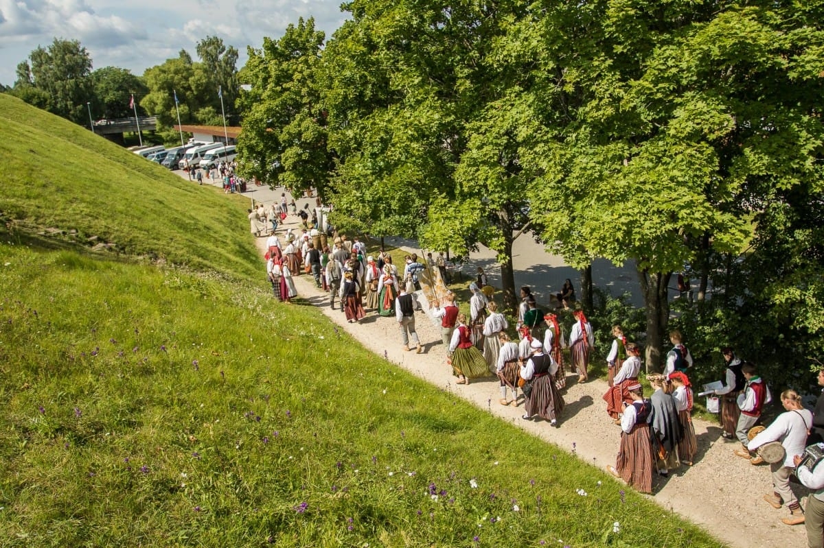 "Baltica 2015" gājiens Rēzeknē / "Baltica 2015" participants' procession