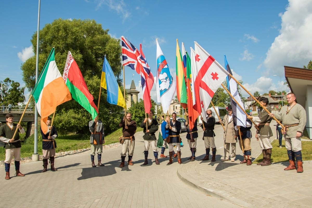 "Baltica 2015" gājiens Rēzeknē / "Baltica 2015" participants' procession