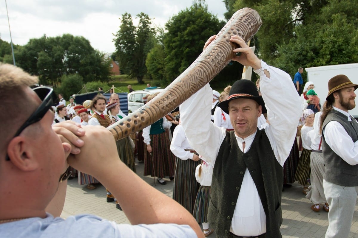 "Baltica 2015" gājiens Rēzeknē / "Baltica 2015" participants' procession