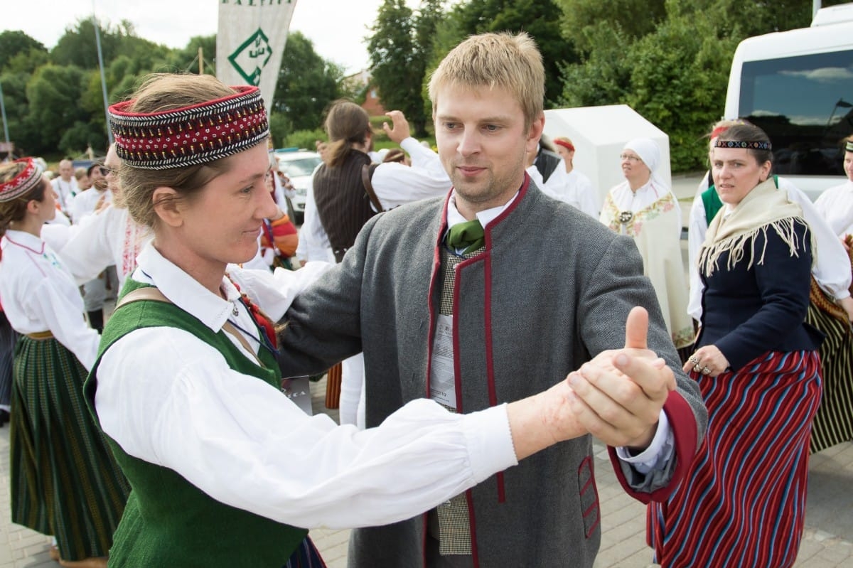 "Baltica 2015" gājiens Rēzeknē / "Baltica 2015" participants' procession