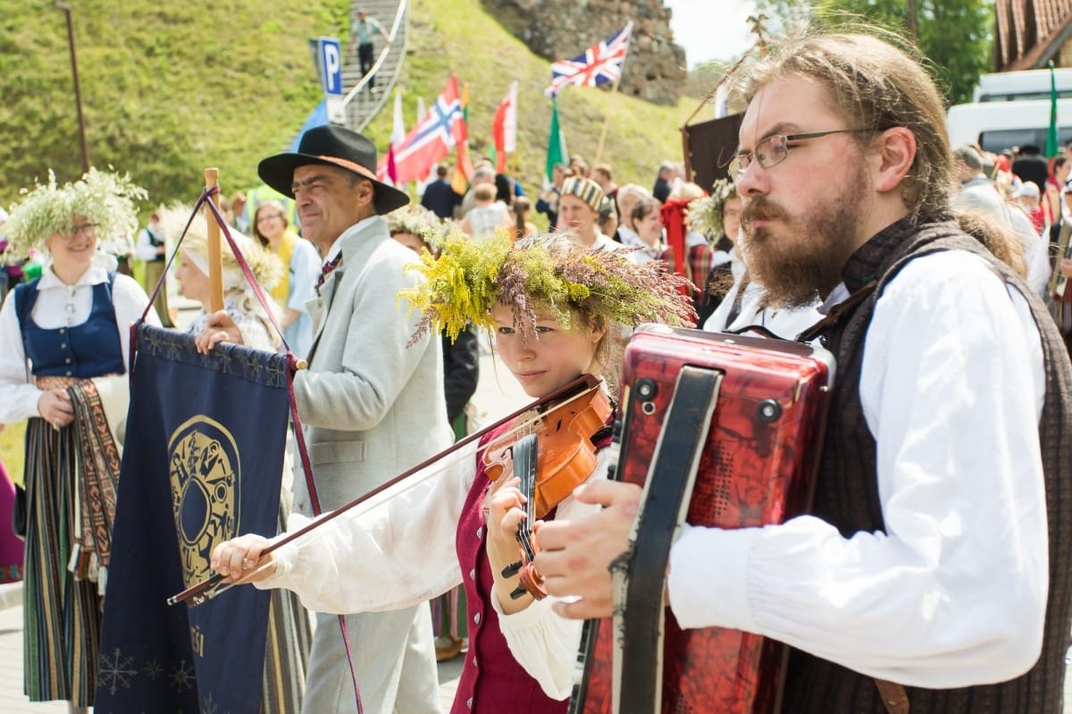 "Baltica 2015" gājiens Rēzeknē / "Baltica 2015" participants' procession