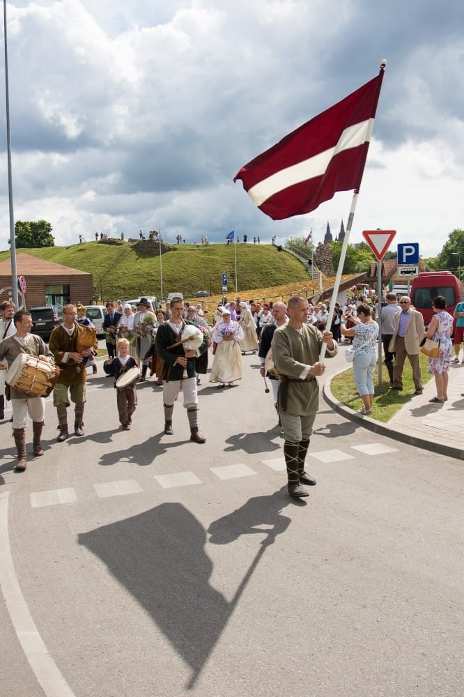 "Baltica 2015" gājiens Rēzeknē / "Baltica 2015" participants' procession