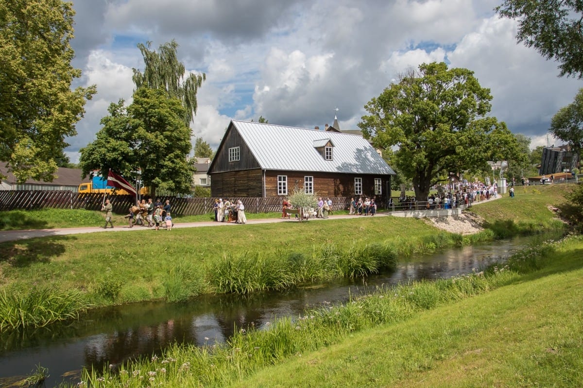 "Baltica 2015" gājiens Rēzeknē / "Baltica 2015" participants' procession