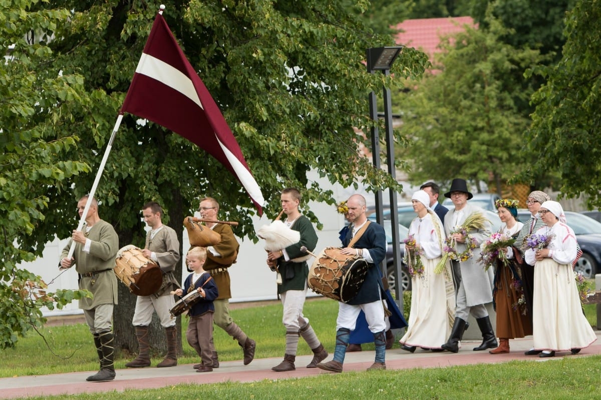 "Baltica 2015" gājiens Rēzeknē / "Baltica 2015" participants' procession