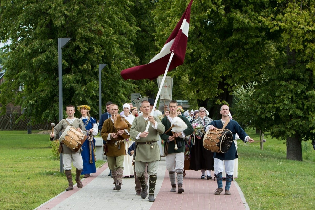 "Baltica 2015" gājiens Rēzeknē / "Baltica 2015" participants' procession