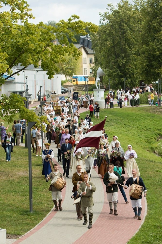 "Baltica 2015" gājiens Rēzeknē / "Baltica 2015" participants' procession