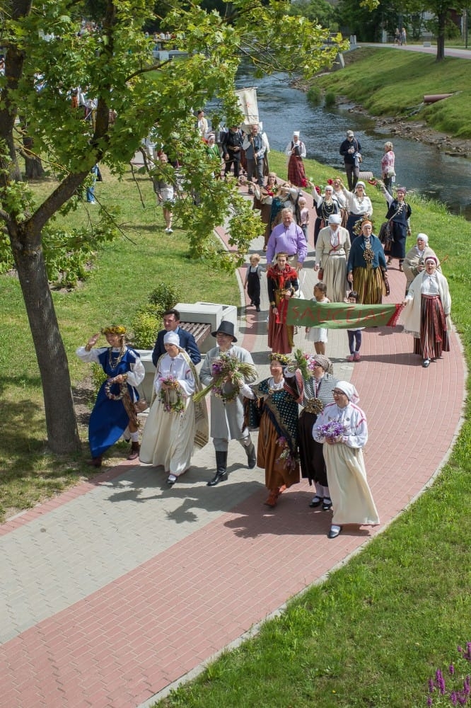 "Baltica 2015" gājiens Rēzeknē / "Baltica 2015" participants' procession