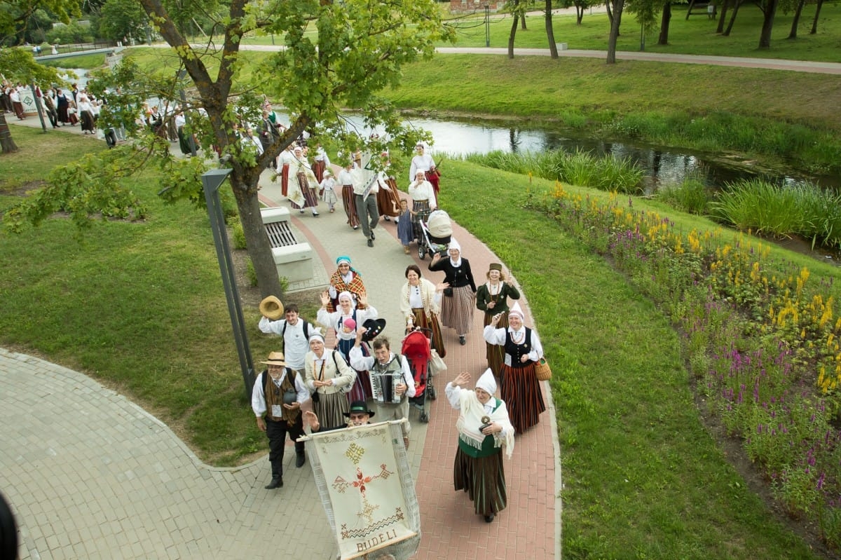 "Baltica 2015" gājiens Rēzeknē / "Baltica 2015" participants' procession