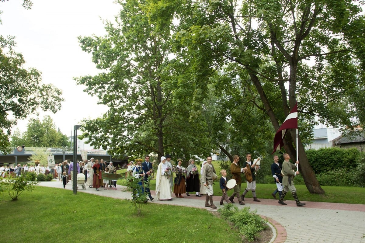 "Baltica 2015" gājiens Rēzeknē / "Baltica 2015" participants' procession