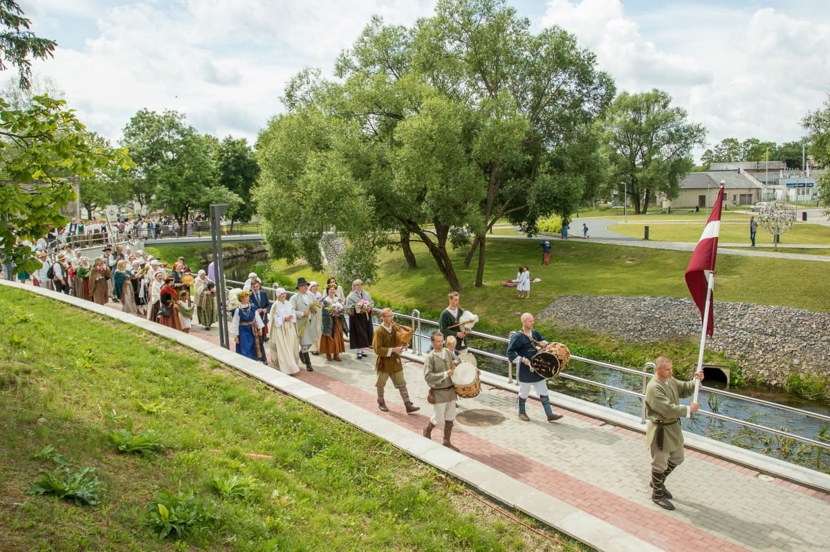 "Baltica 2015" gājiens Rēzeknē / "Baltica 2015" participants' procession