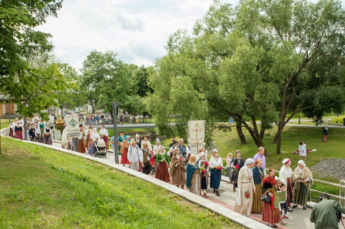 "Baltica 2015" gājiens Rēzeknē / "Baltica 2015" participants' procession