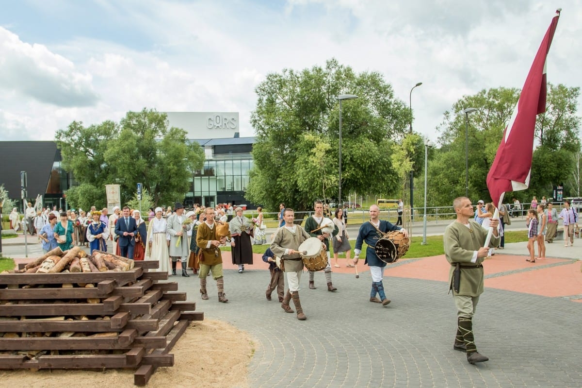 "Baltica 2015" gājiens Rēzeknē / "Baltica 2015" participants' procession